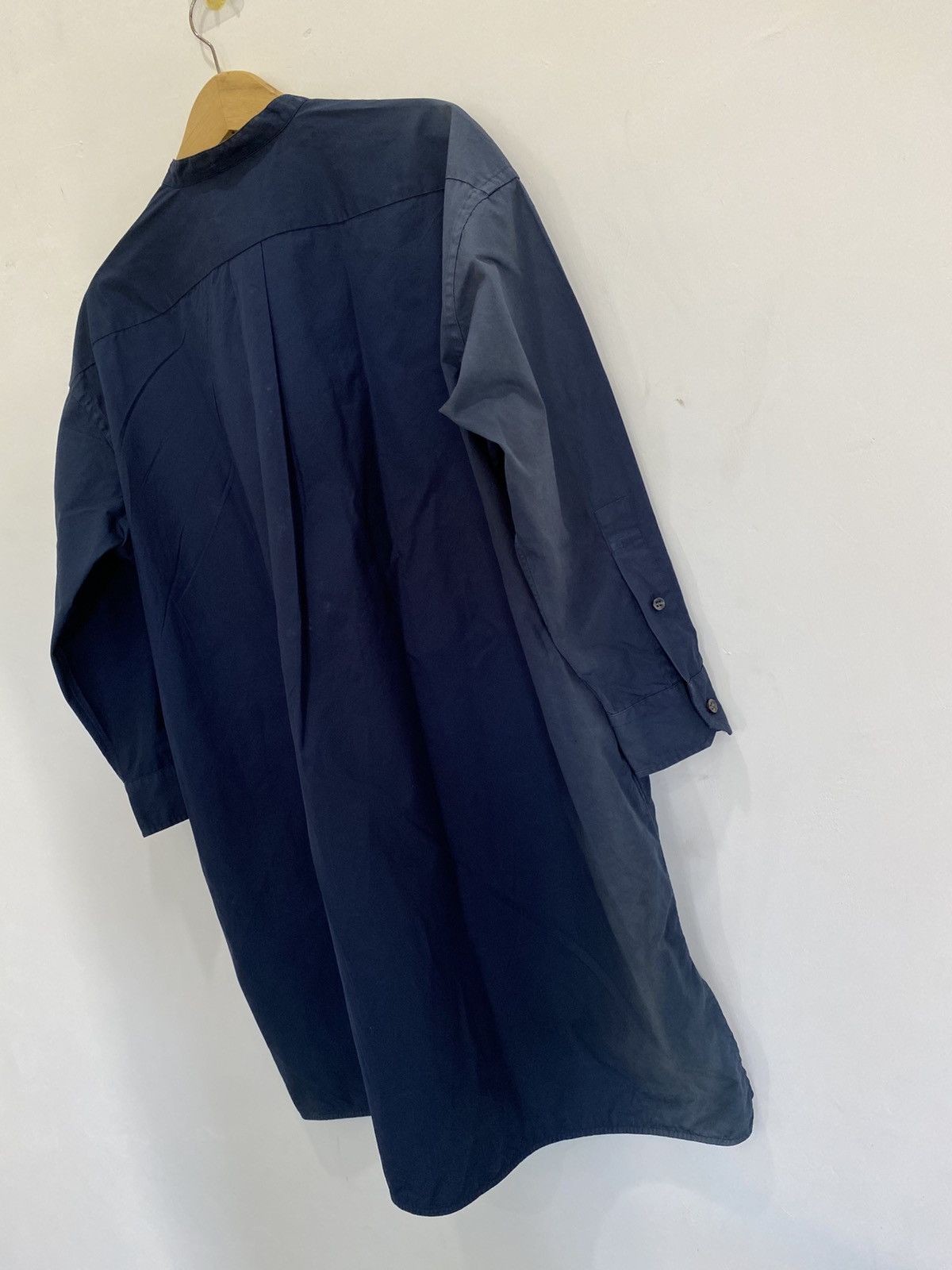 Japanese Brand dark blue longgsleeve tunic shirt thomas mason Size US L / EU 52-54 / 3 - 9 Thumbnail