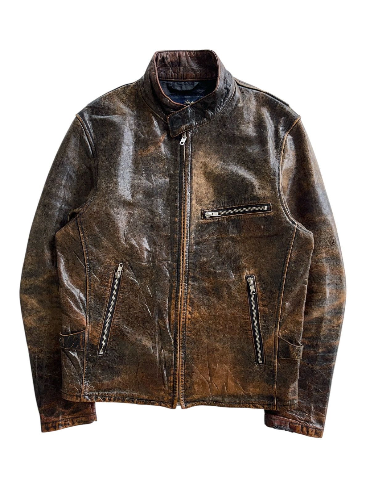 BUFFALO BOBS × Japanese Brand Buffalo bob gas mask leather jacket