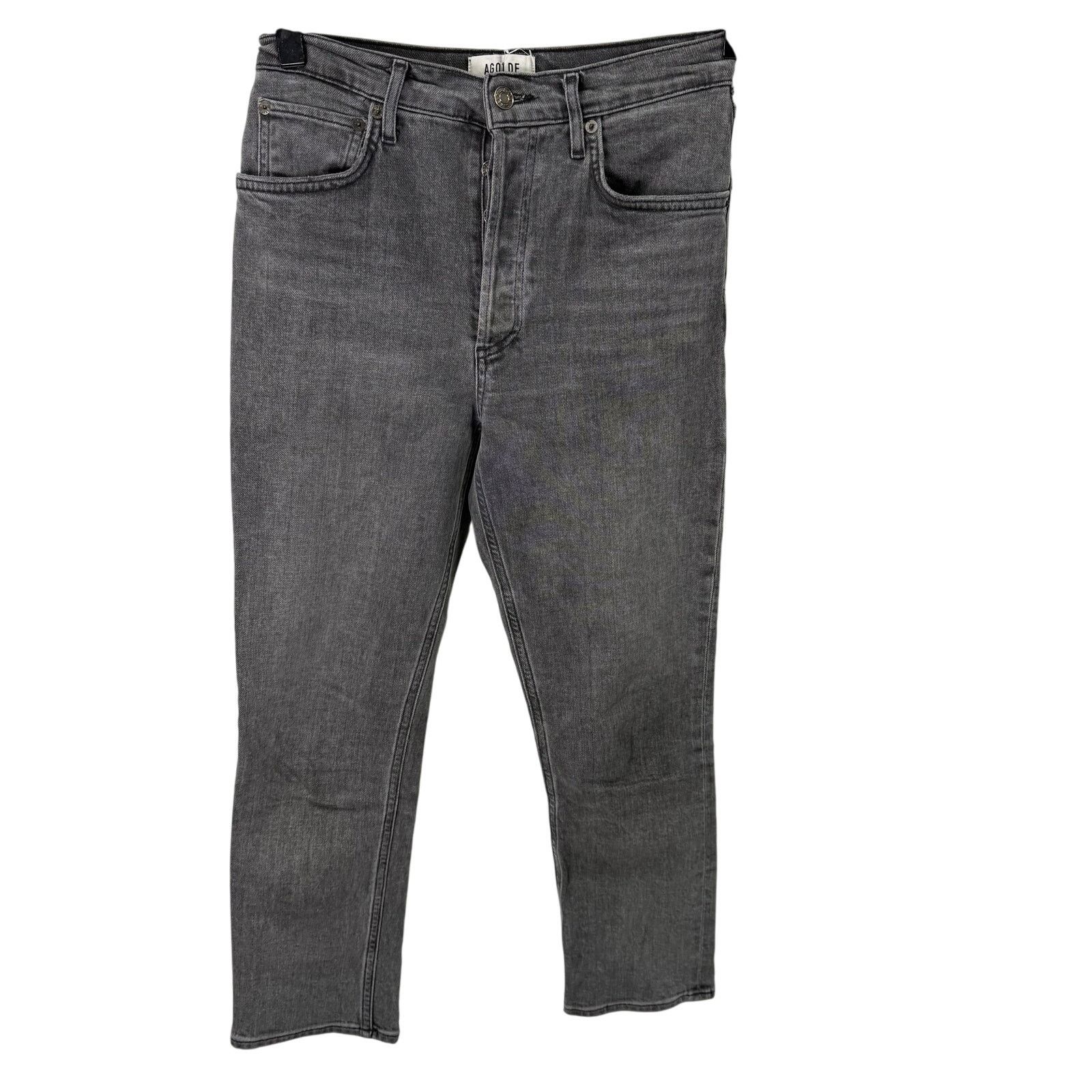 Agolde Agolde Women’s Jeans sz 26 High Rise Riley Crop #G584 Size 26" / US 2 / IT 38 - 9 Thumbnail