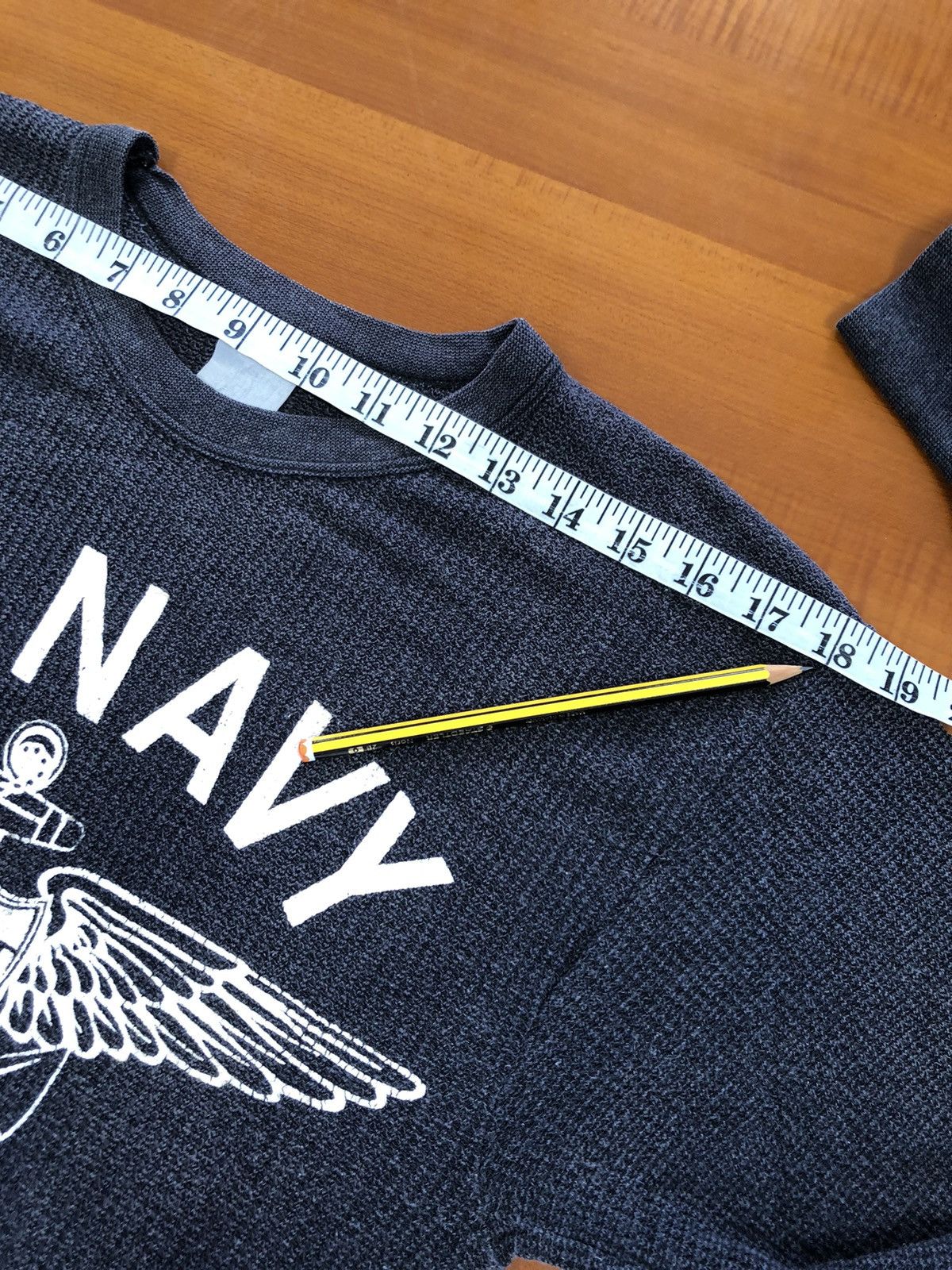 Vintage US Navy Washington Long Sleeve Tshirt Size US L / EU 52-54 / 3 - 19 Thumbnail