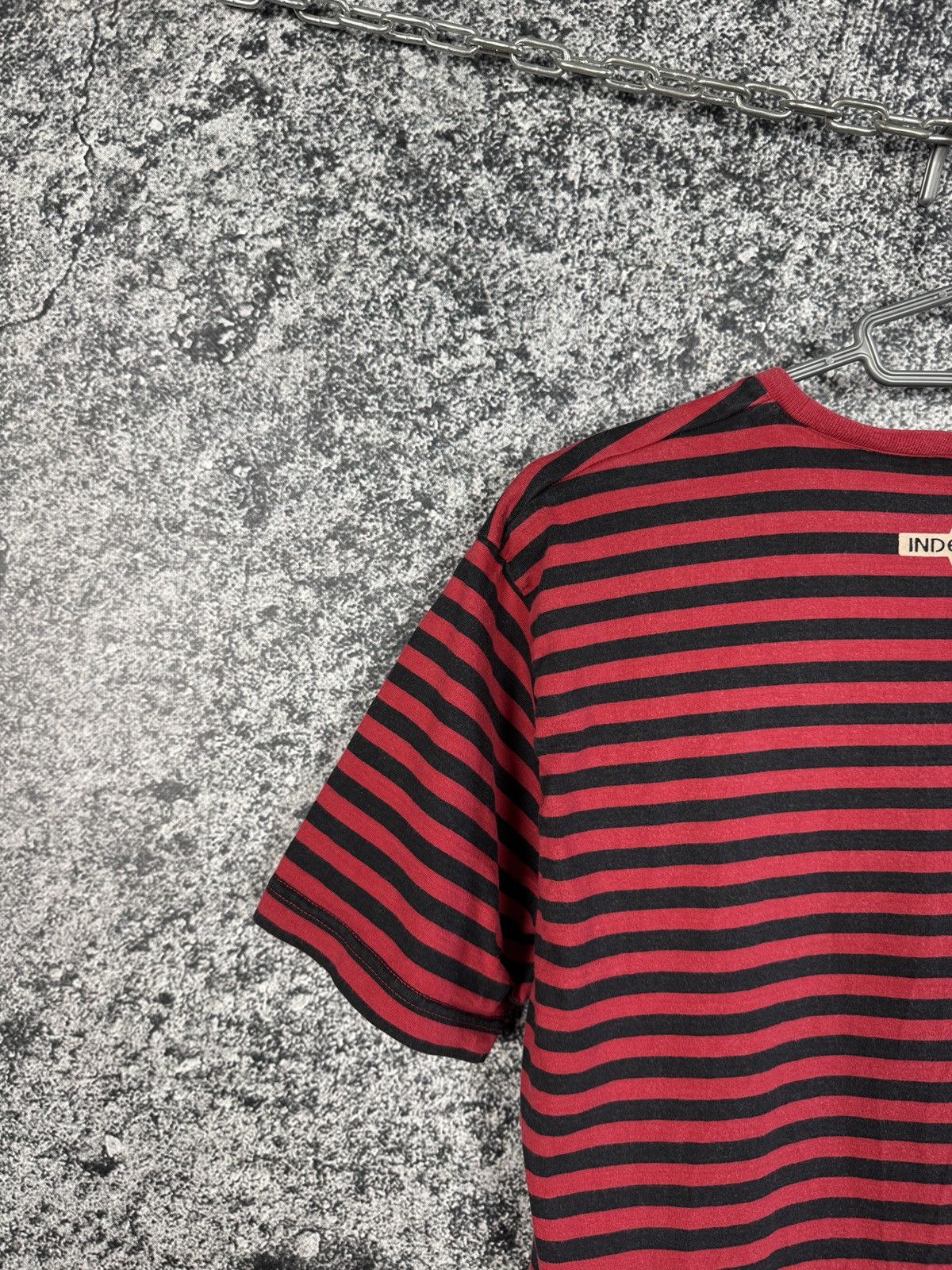 Independent Truck Co. × Vintage Men’s Vintage Independent Striped T-Shirt 90s Size S Size US S / EU 44-46 / 1 - 11 Thumbnail