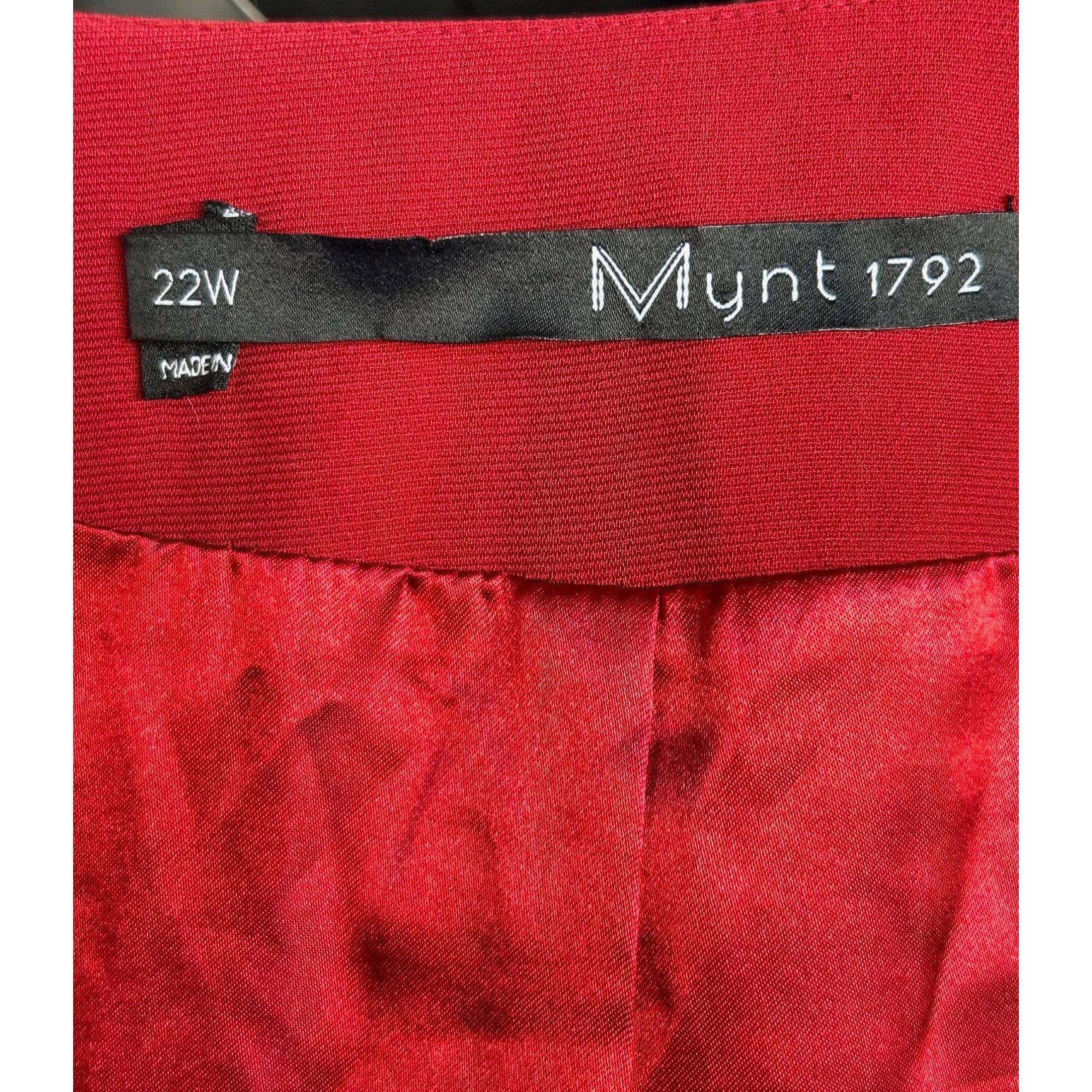 Other Womens Mynt 1792 Career professional Red blazer Plus size 2 Size 3XL / US 20-22 - 7 Thumbnail