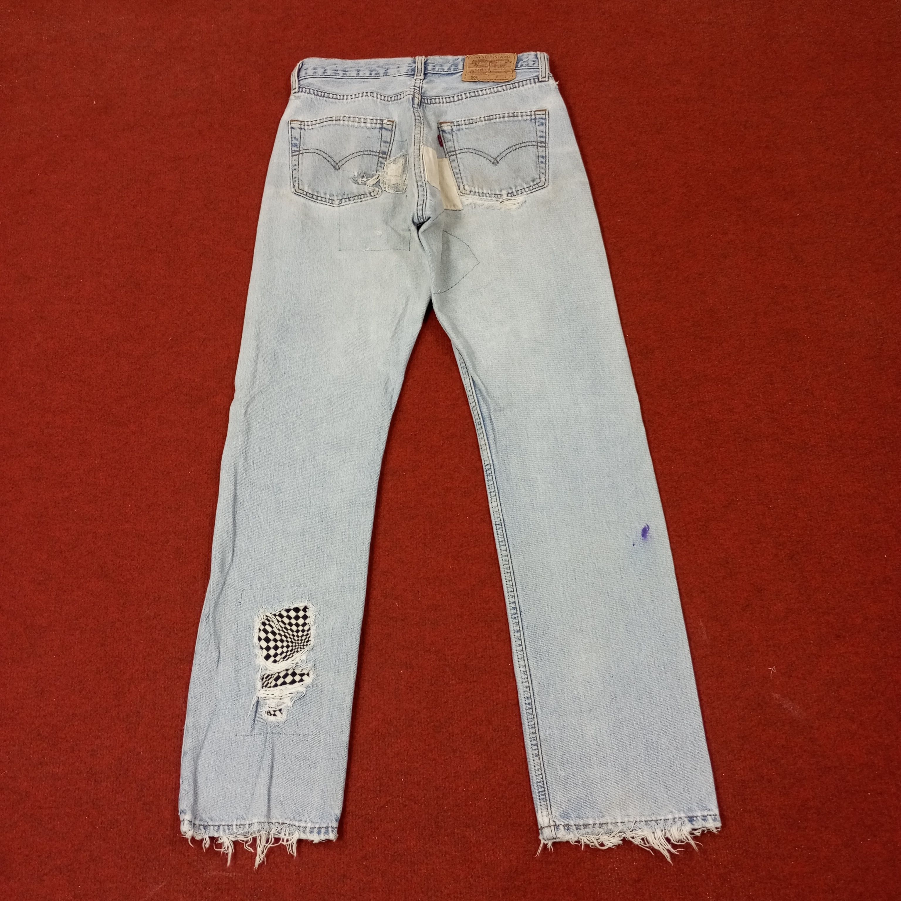 Levi's Levis Fashion Style Distressed Jeans c252n Size US 28 / EU 44 - 4 Thumbnail