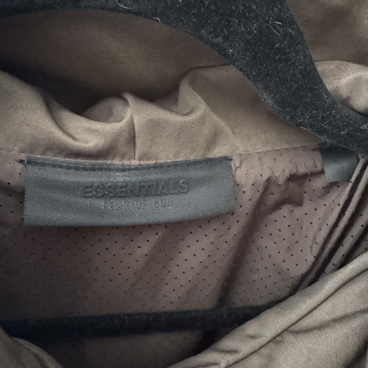 Fear of God Essentials Textured Hooded Bomber Jacket Size US L / EU 52-54 / 3 - 4 Thumbnail