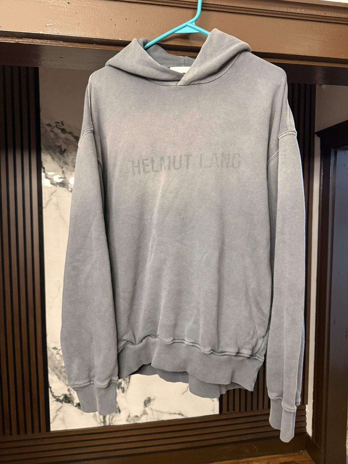 Helmut Lang Helmut Lang Lazer Studio Hoodie Size Medium Grey Size US M / EU 48-50 / 2 - 1 Thumbnail