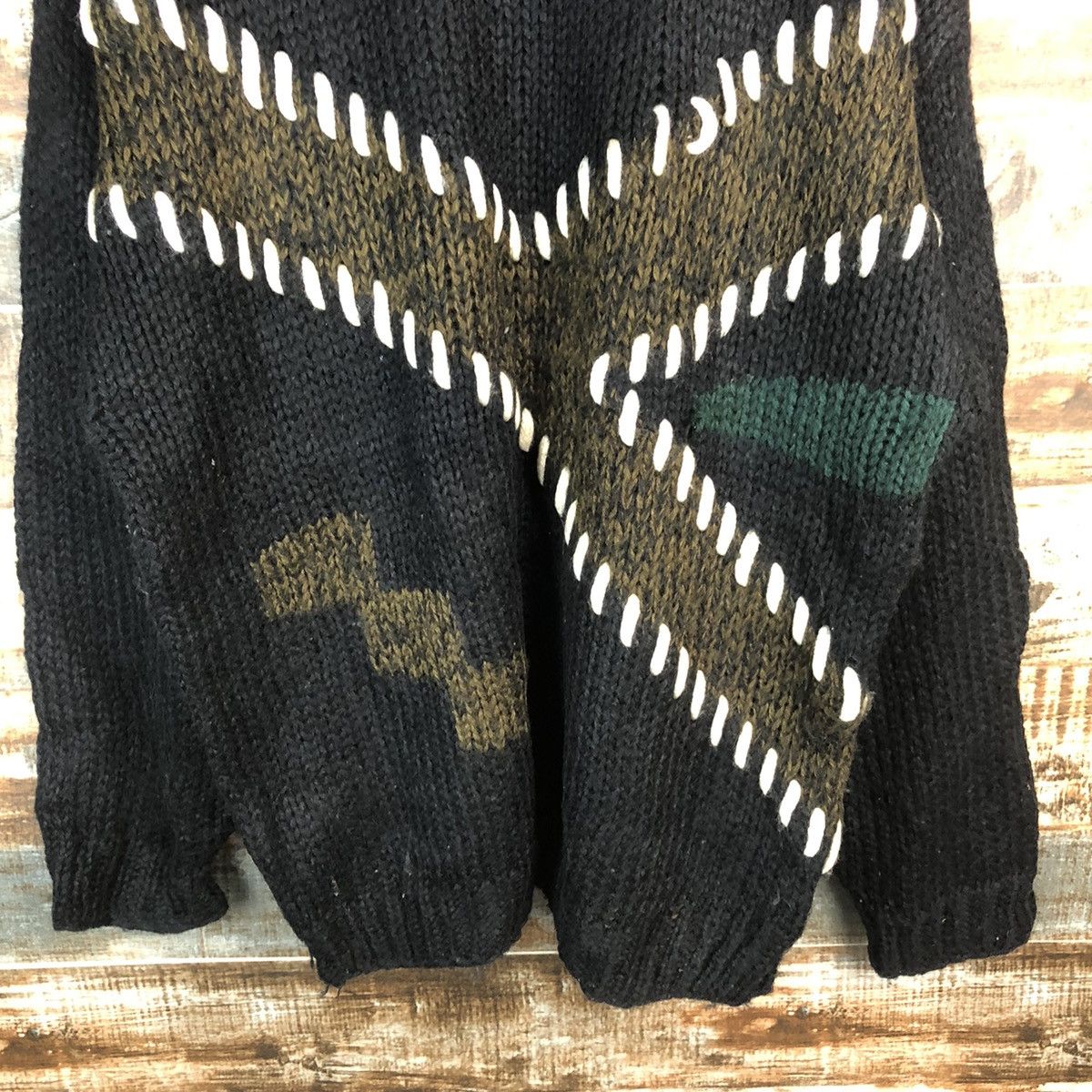 Homespun Knitwear Pia vintage Black Knitwear #A1752 Size US L / EU 52-54 / 3 - 6 Thumbnail