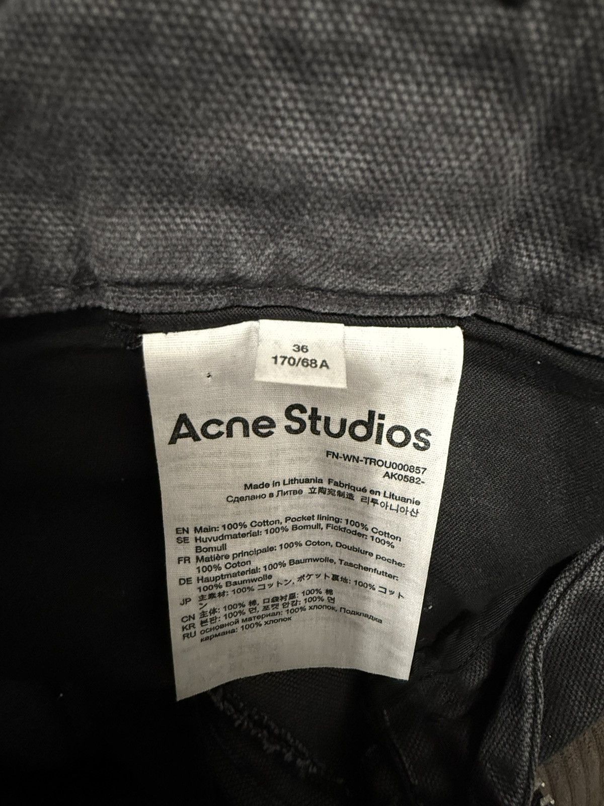 Acne Studios Acne Studios Bondage Cargo Pants Size 26" / US 2 / IT 38 - 6 Thumbnail