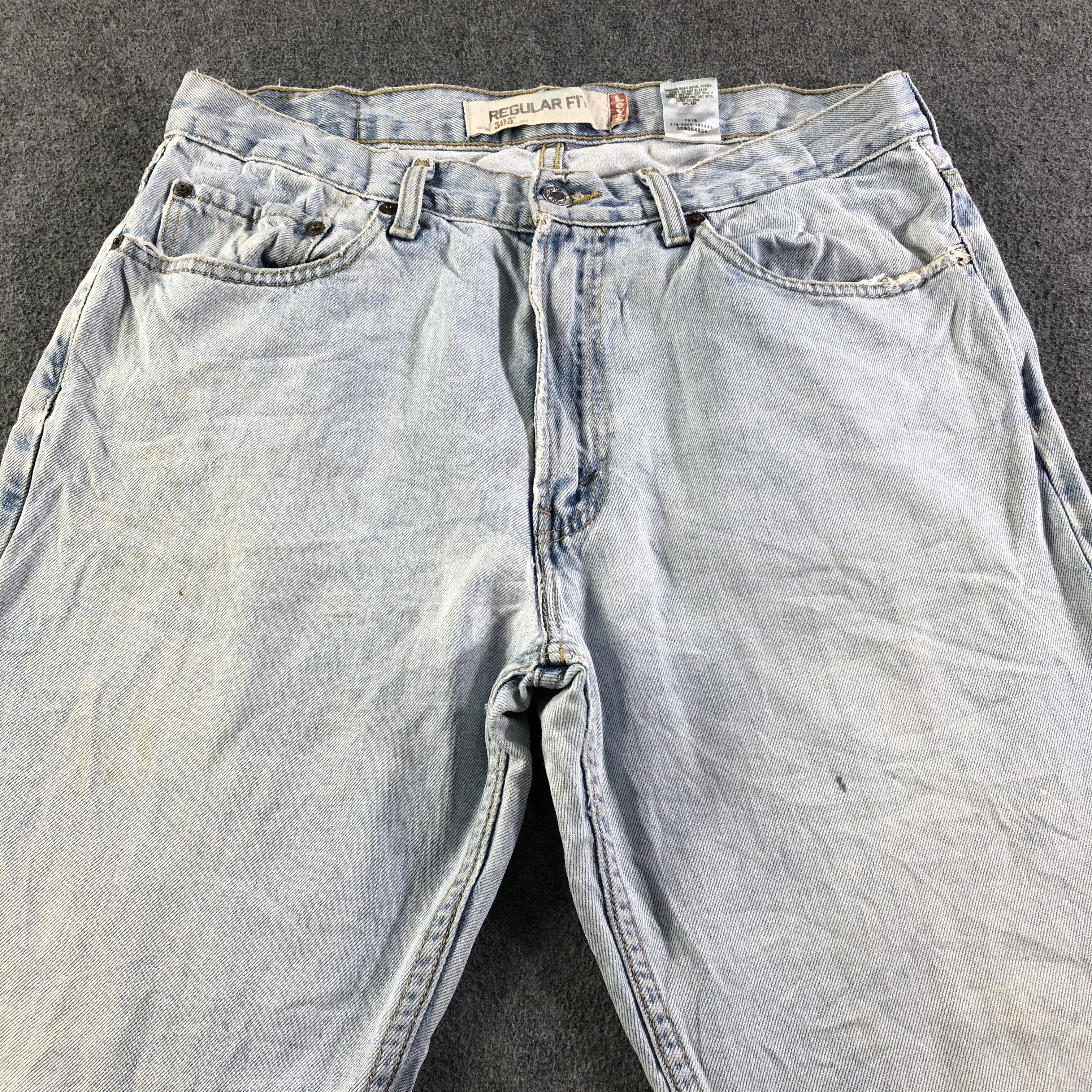 Levi's Vintage Light Wash Levis 505 Jeans-J3197 Size US 34 / EU 50 - 3 Thumbnail