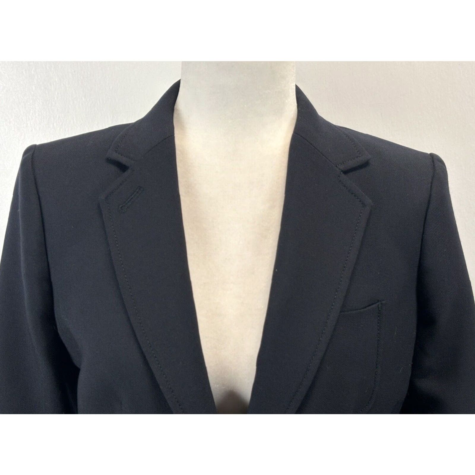 J.Crew J.CREW Rhodes Blazer Women Size 6 Navy 100% Wool Gold Buttons Classic Career Preppy Womens Size M / US 6-8 / IT 42-44 - 5 Thumbnail