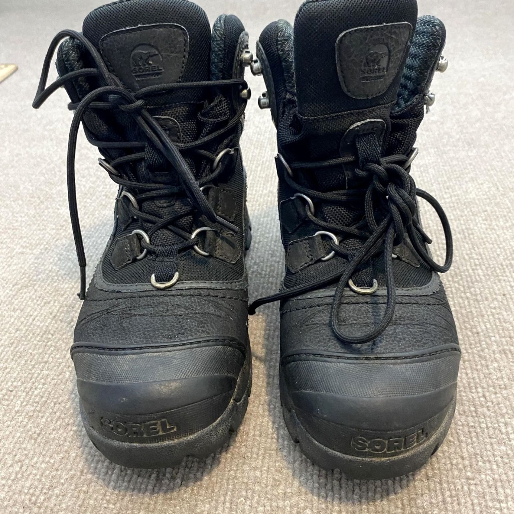 SOREL Sorel Timberwolf Boots Womens 8 Black Waterproof Ankle Lace Up SL Timberwolf 09 NL1487-011 Html Size US 8 / IT 38 - 6 Thumbnail