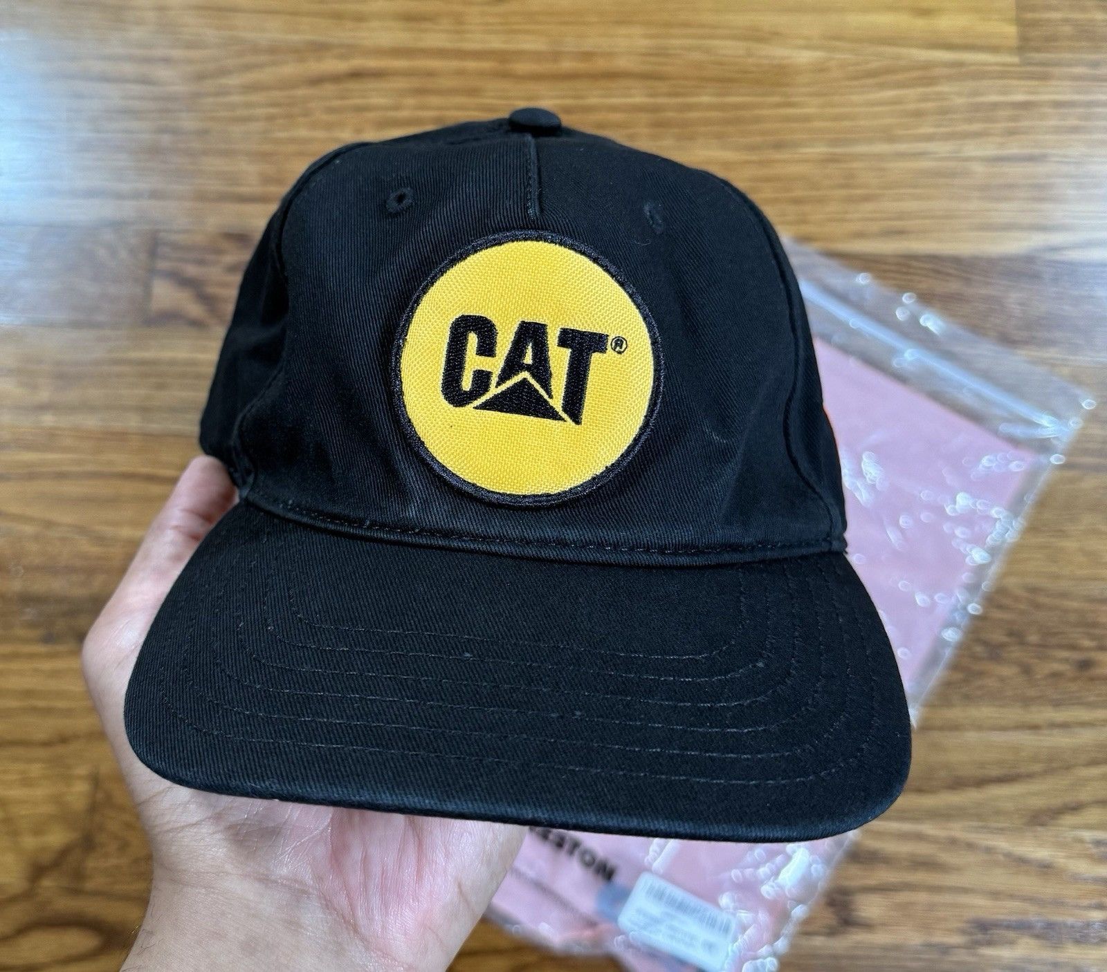 Heron Preston Heron Preston x Caterpillar Patch Baseball Cap Black OS NWT Size ONE SIZE - 4 Thumbnail