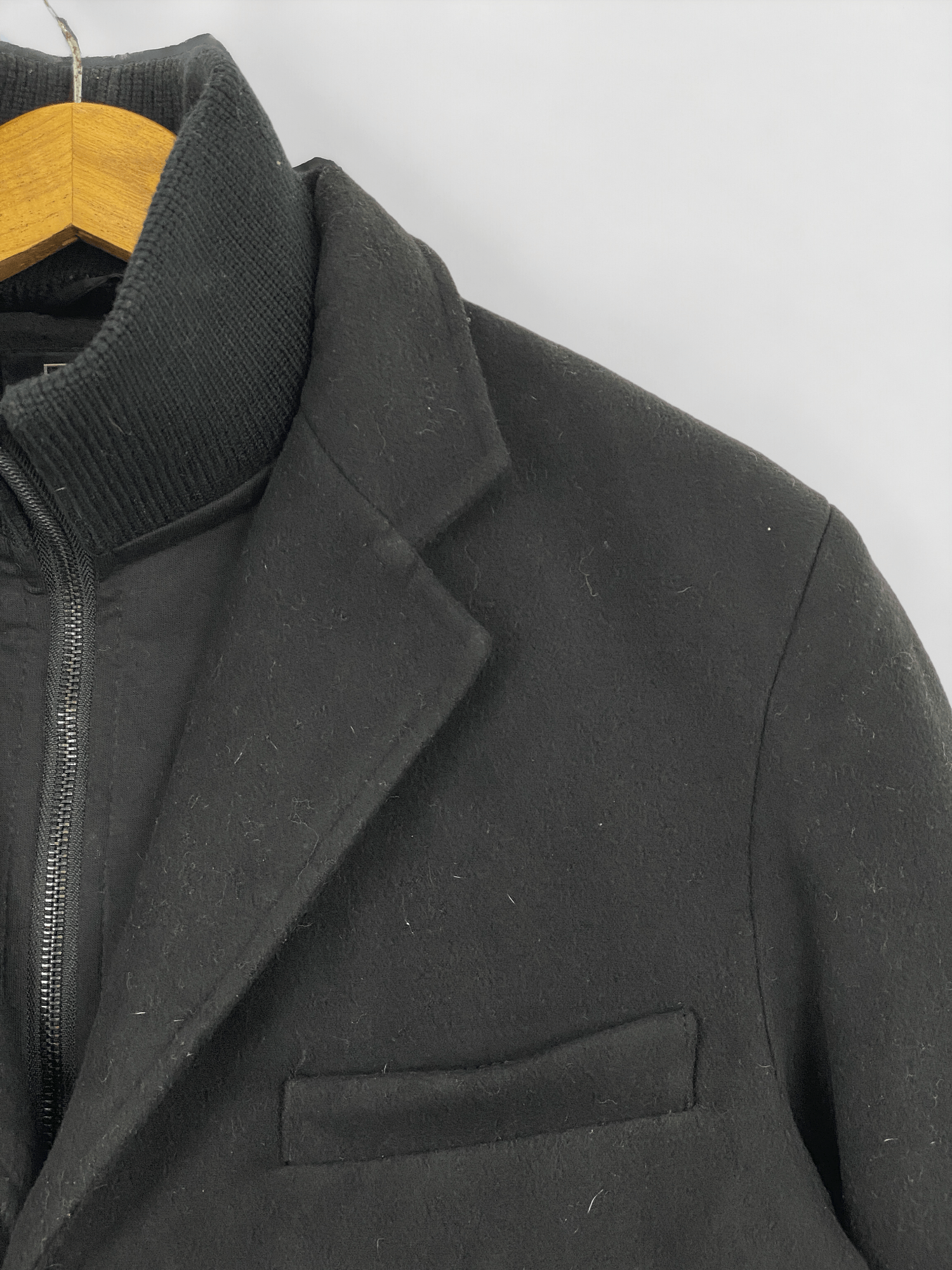 If Six Was Nine Vintage Enos Italy Heavy Coat Zipper Up Long Jacket JA0063 Size US L / EU 52-54 / 3 - 9 Thumbnail