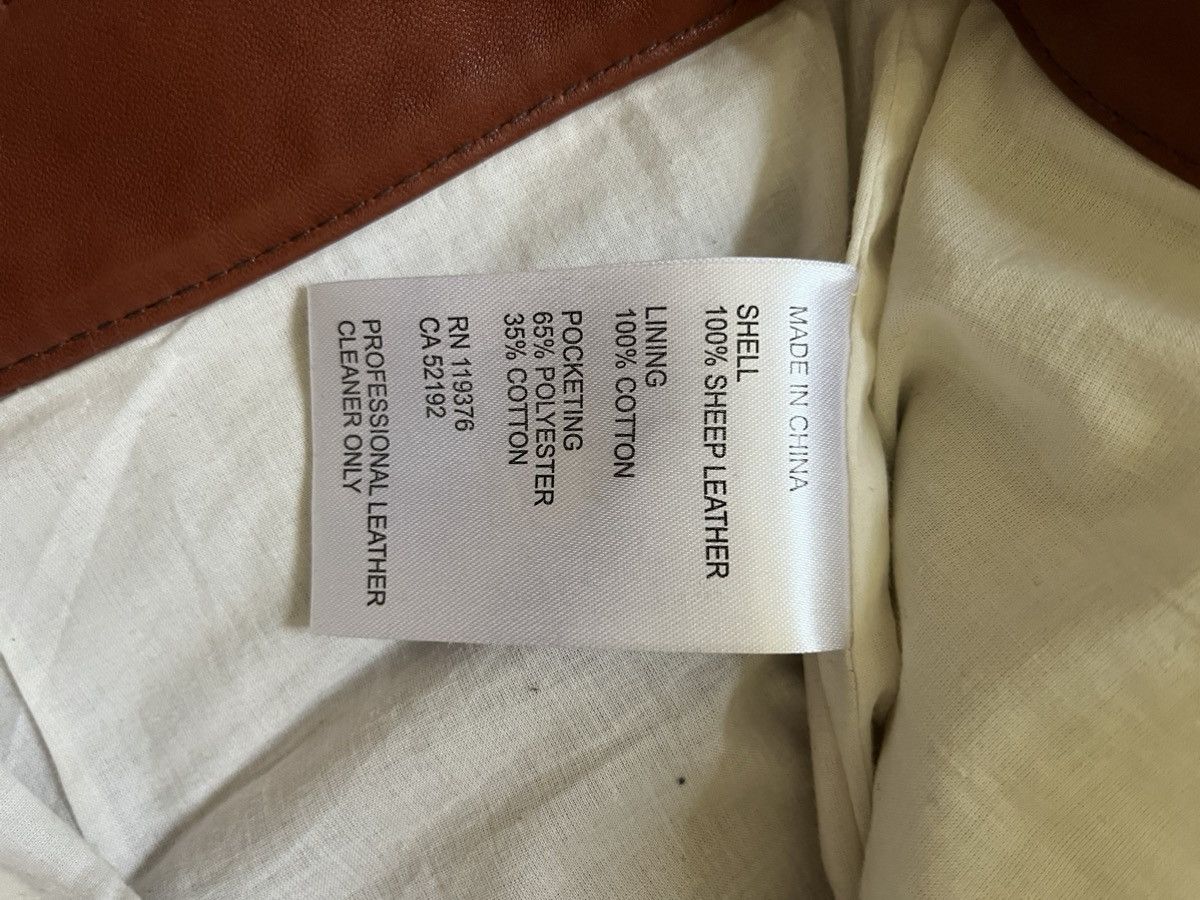 Helmut Lang Masc Hi Straight Leather Pants Size US 30 / EU 46 - 5 Thumbnail