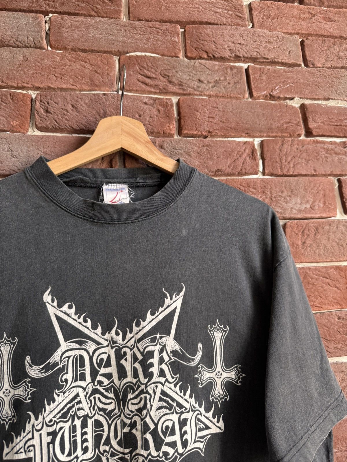 Band Tees Rare Vintage 00s Dark Funeral No mercy Black Metal Band Tee Size US XL / EU 56 / 4 - 3 Thumbnail