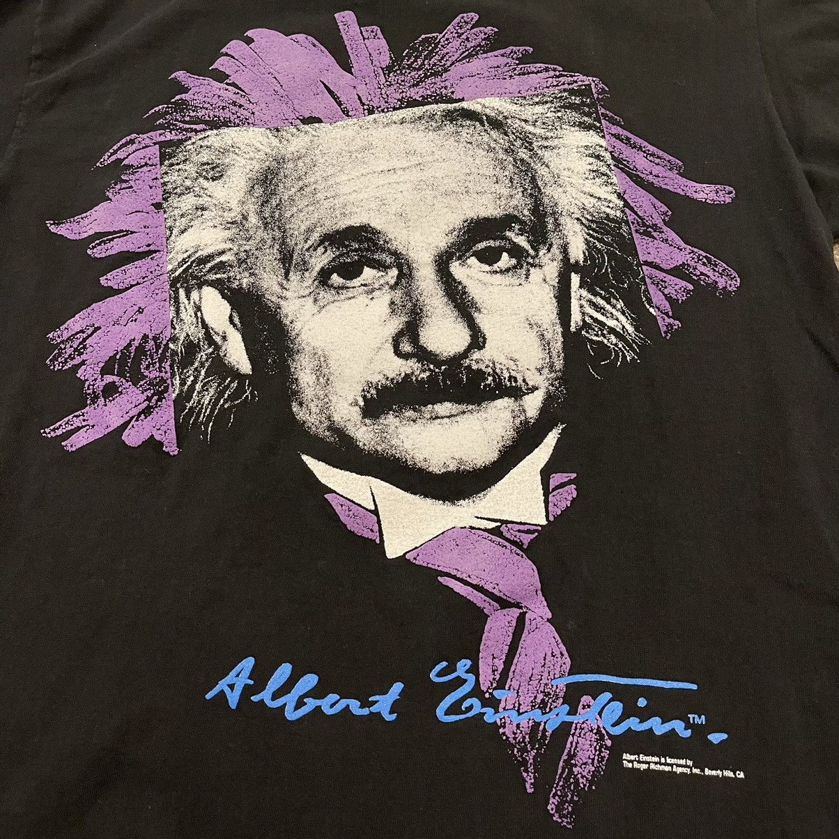 Vintage Vintage NWOT Albert Einstein E=MC2 Tee Size US L / EU 52-54 / 3 - 2 Thumbnail