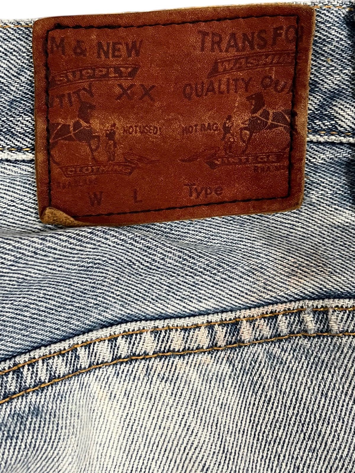 Japanese Brand Vintage RNA.Inc Button Fly Distressed Denim Size US 31 - 7 Thumbnail