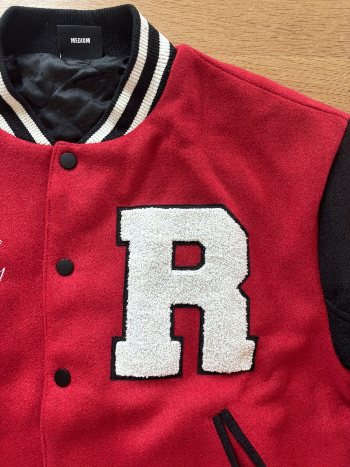 Revenge Revenge Red Varsity Skull Jacket Size US M / EU 48-50 / 2 - 5 Thumbnail