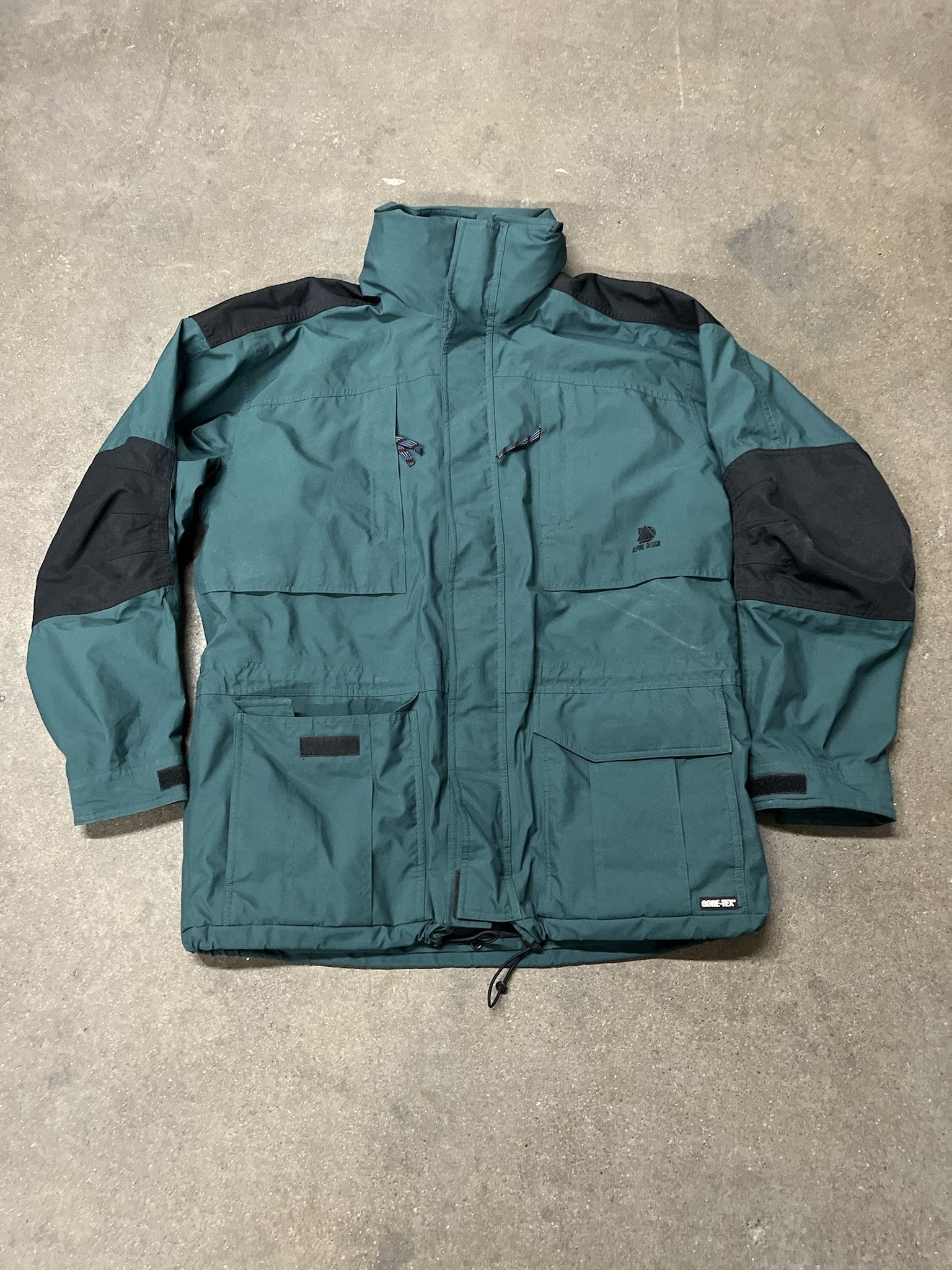 The North Face × Vintage Vintage 1990s Alpine Design Goretex Rain Jacket Size L Size US L / EU 52-54 / 3 - 1 Thumbnail