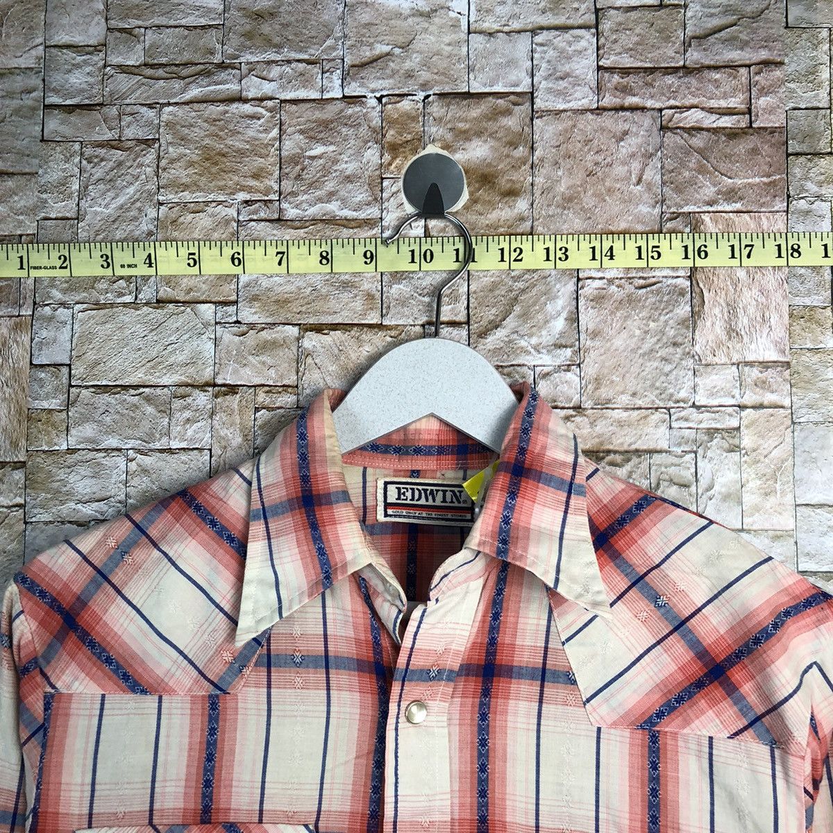 Edwin Edwin Pink checkered vintage japan Flannel #A247 Size US S / EU 44-46 / 1 - 4 Thumbnail