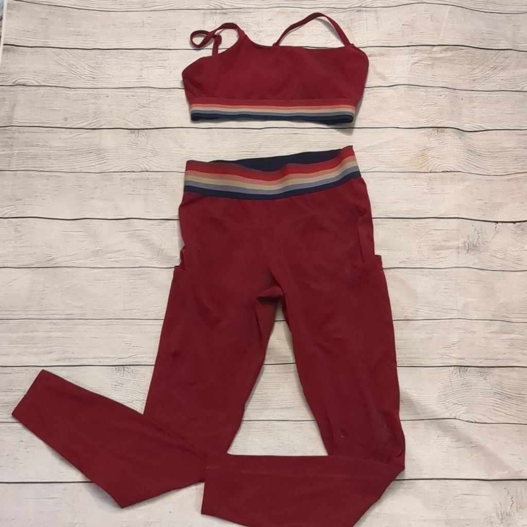 Marine Layer Marine layerweekend sport leggings and sports bra set size S Size 24" / US 00 / IT 34 - 1 Thumbnail