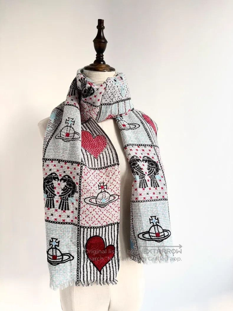 Vivienne Westwood Vivienne Westwood Multi-element Saturn Peace Dove Heart Sc Size ONE SIZE - 1 Thumbnail
