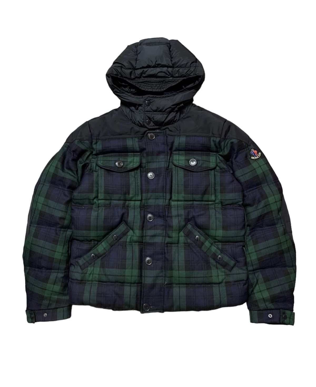 Moncler MONCLER Defense Green Wool Down Puffer Jacket Size US M / EU 48-50 / 2 - 1 Thumbnail