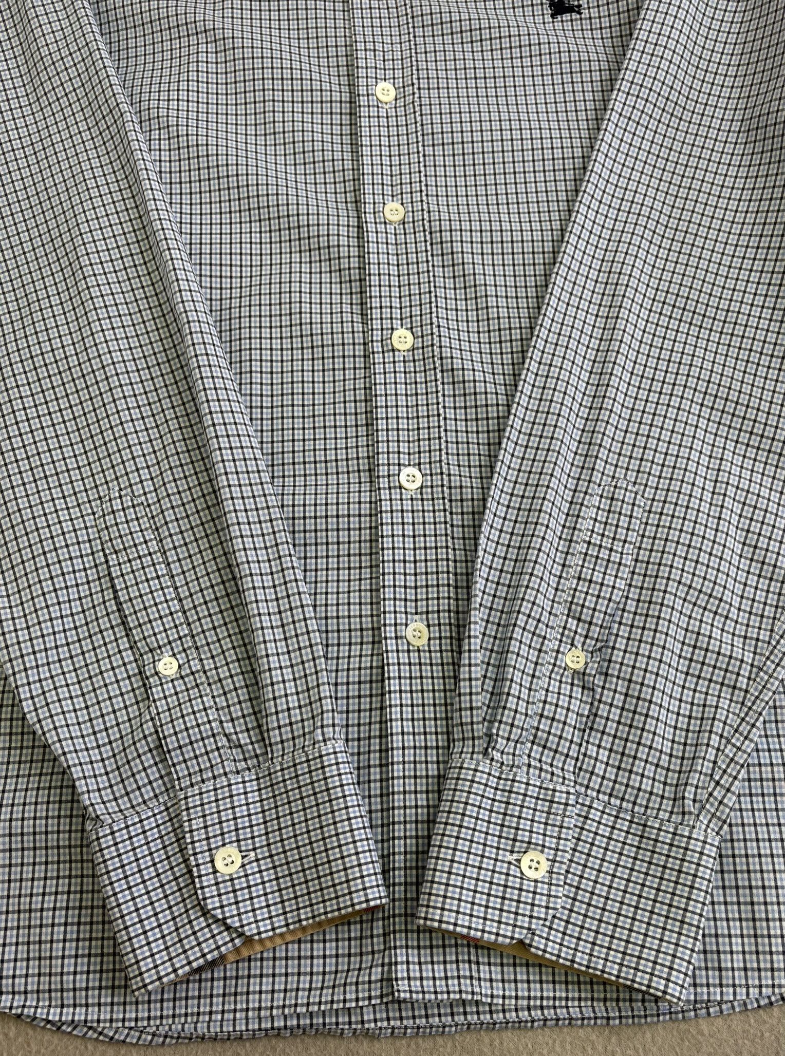 Burberry Burberry Blue Shirt Checkered size XXL Size US XXL / EU 58 / 5 - 7 Thumbnail