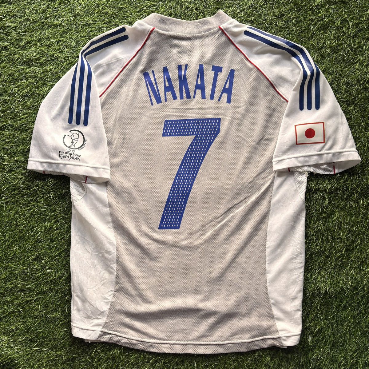 Adidas Adidas Japan Player Issue Home World Cup 2002 Nakata #7 Size US L / EU 52-54 / 3 - 2 Thumbnail