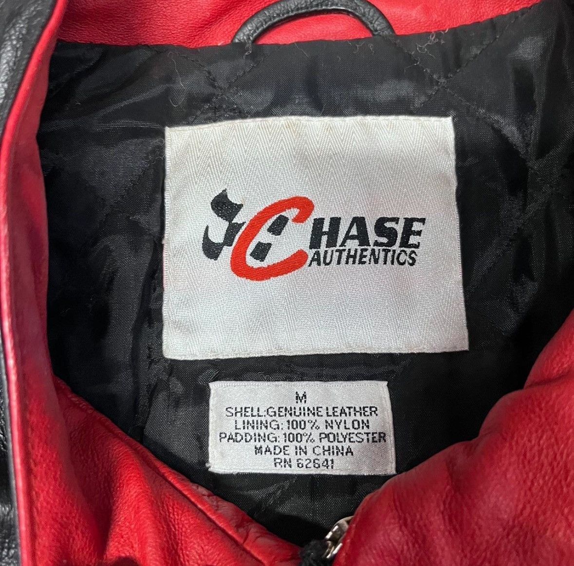 Chase Authentics × NASCAR Chase Authentic’s GoodWrench Leather Jacket Size US M / EU 48-50 / 2 - 2 Thumbnail