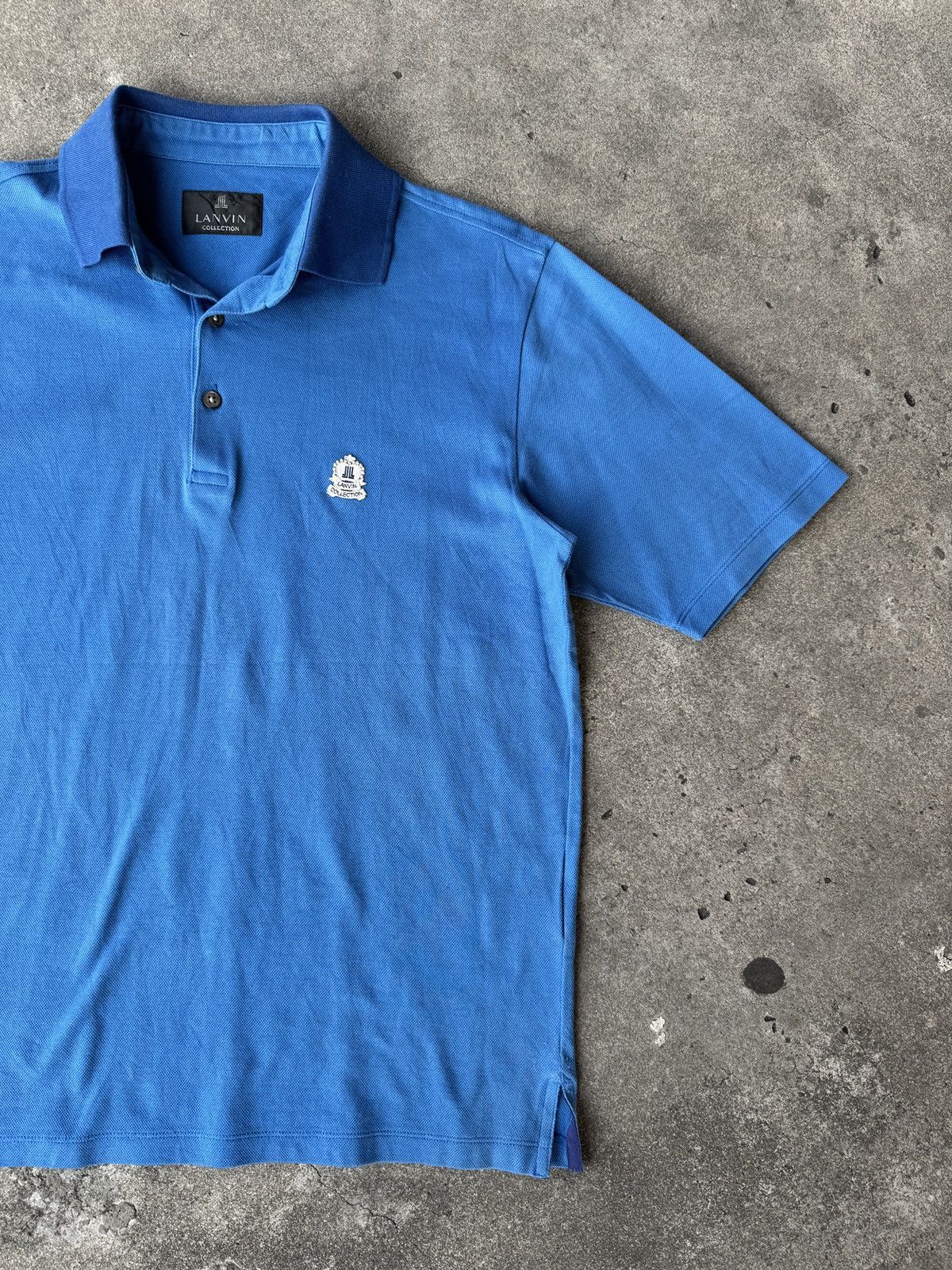 Lanvin × Vintage Vintage Lanvin Collection Poloshirt Size US M / EU 48-50 / 2 - 2 Thumbnail