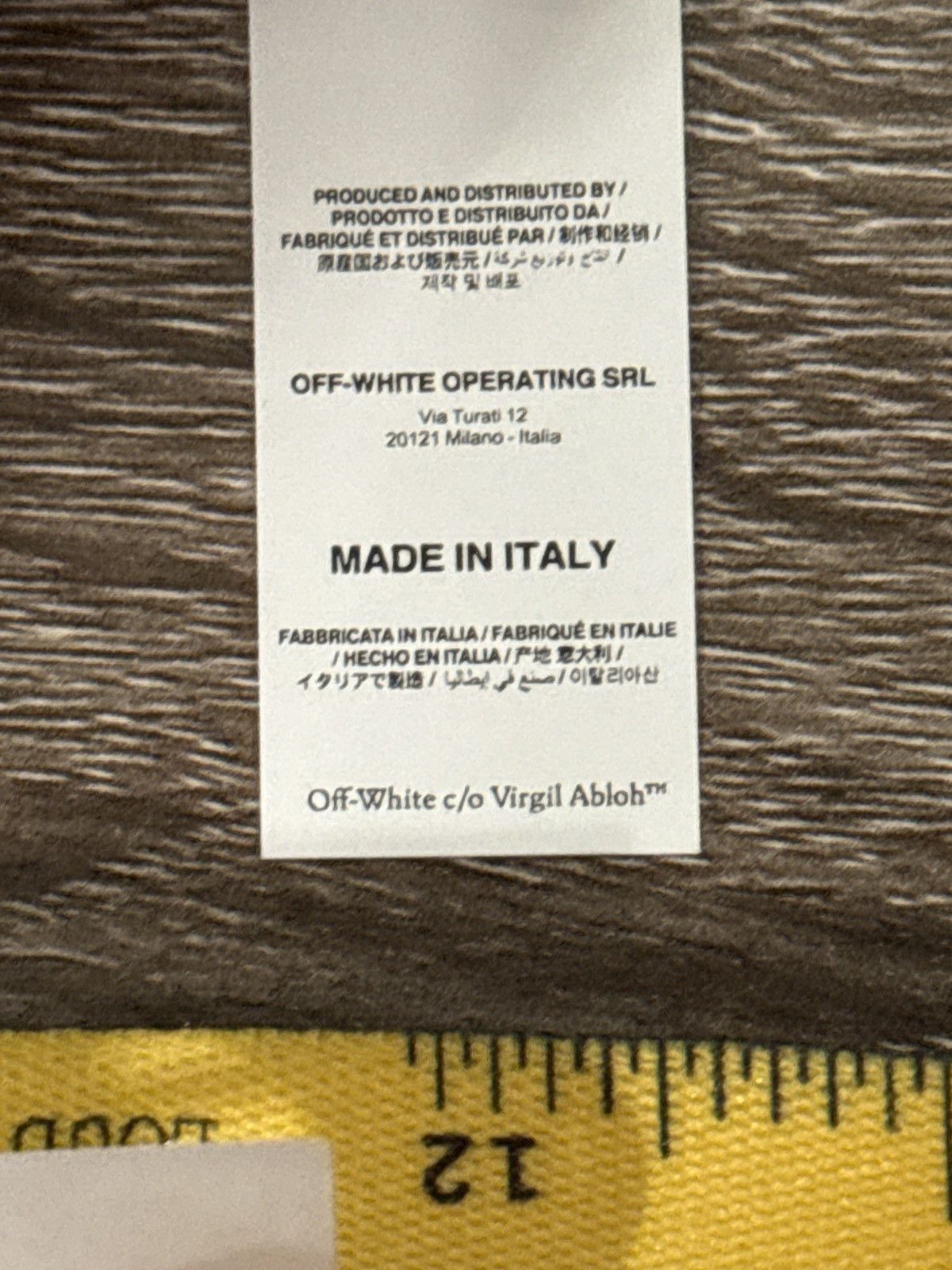Off-White Off-White Womens Reversible Measuring Tape Belt Size ONE SIZE - 5 Thumbnail