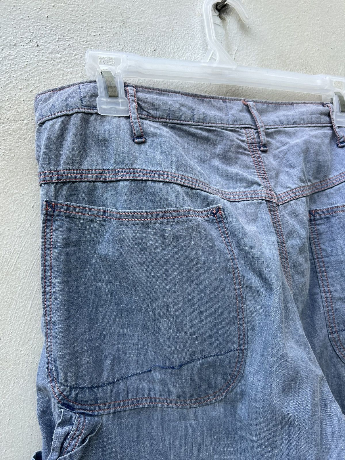 Orslow Vintage Orslow Sun Fade Chambray Carpenter Work Pant Size US 31 - 17 Thumbnail