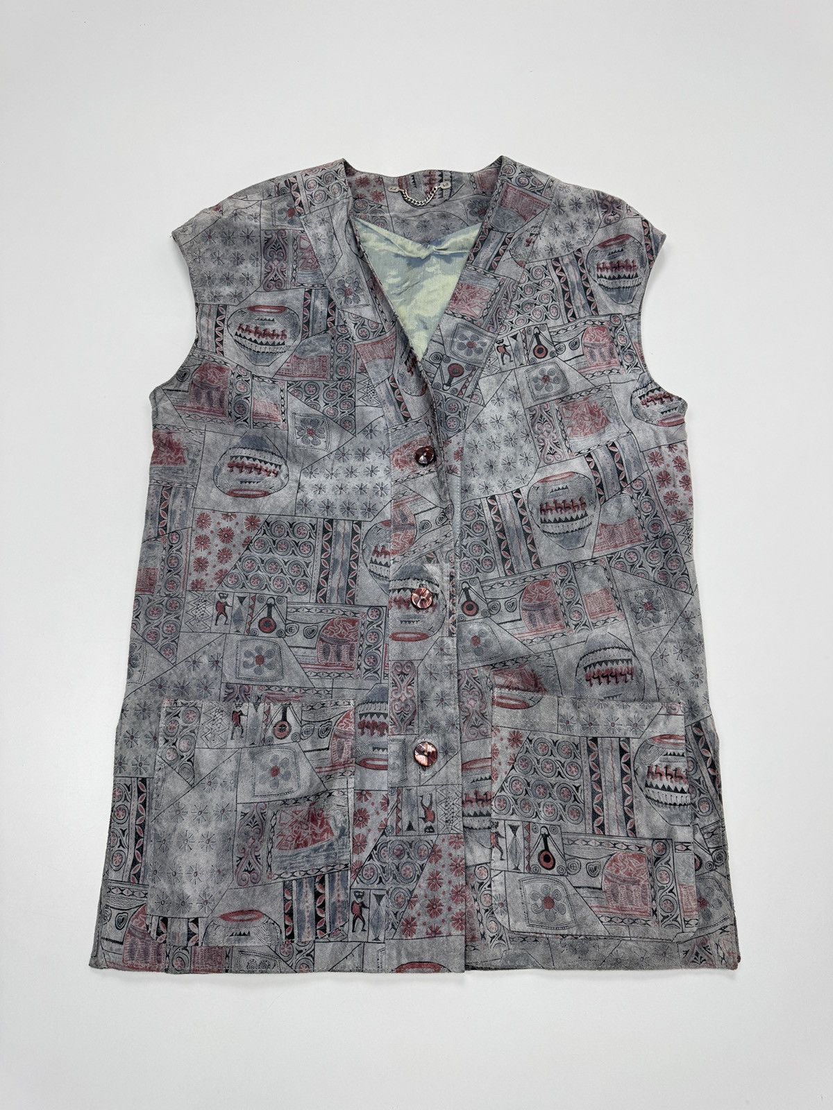 Vintage Vintage suede vest for women Size M / US 6-8 / IT 42-44 - 1 Thumbnail