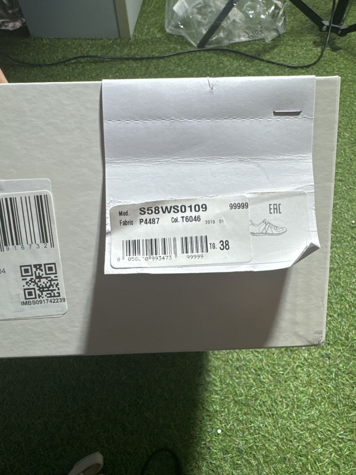 Maison Margiela Maison Margiela Replica Gats Sneakers Rubber Patent Blue Size US 5.5 / EU 38 - 3 Thumbnail