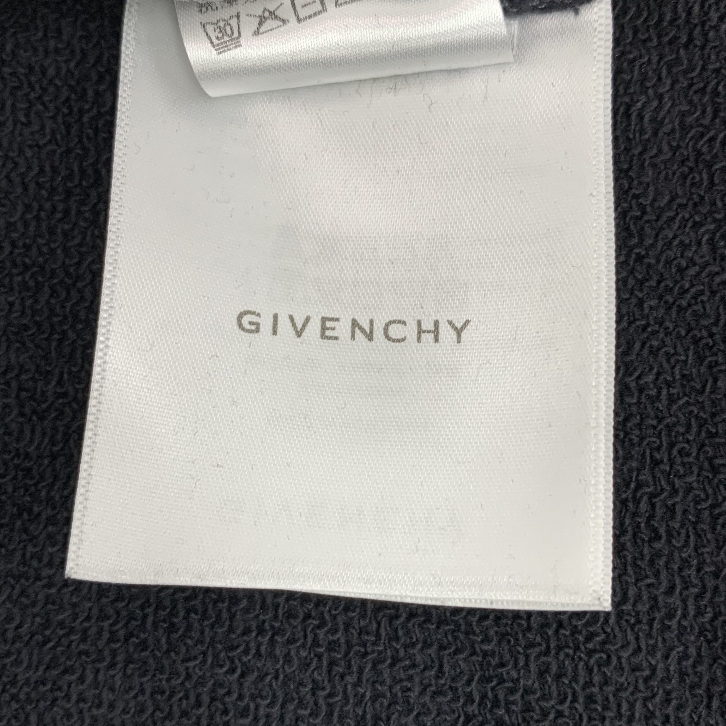 Givenchy Givenchy Distressed Logo Hoodie Black (S) Size US S / EU 44-46 / 1 - 7 Thumbnail