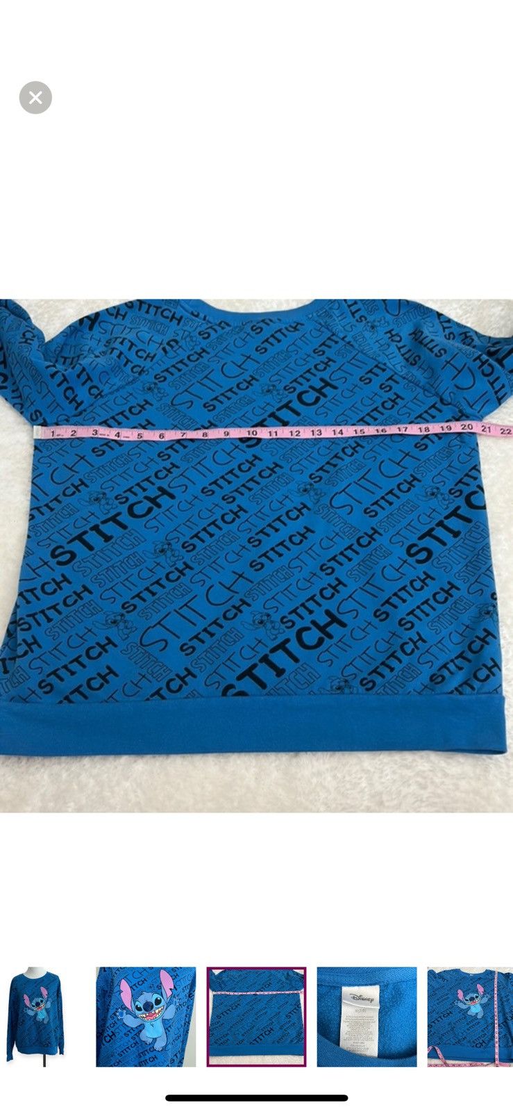 Disney Disney Stitch medium crewneck‎ sweatshirt Size M / US 6-8 / IT 42-44 - 3 Thumbnail