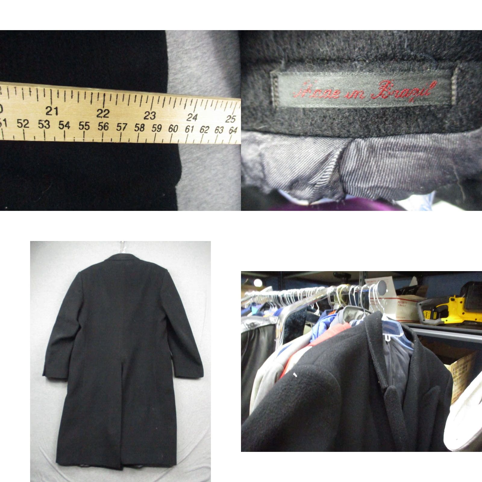 Vintage Vintage Adolfo Cashmere Blend Black Winter Trench Coat 44 L Coat Men Vintage Adolfo Cashmere Blend Black Winter Trench Coat 44 L Size US S / EU 44-46 / 1 - 9 Thumbnail