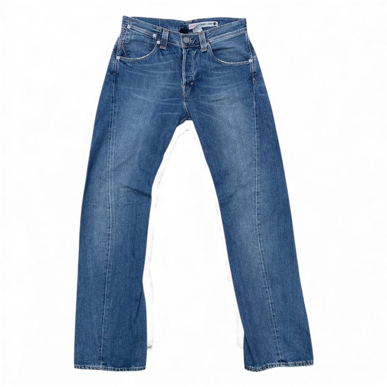 Engineered Garments × Levi's Vintage Levi’s Engineered Jeans Twisted Leg Seam 1999 Raw Size US 31 - 2 Thumbnail