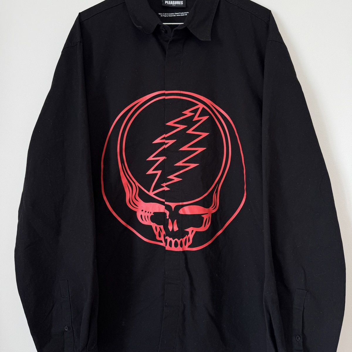 Pleasures Pleasures x Grateful Dead Steal Your Face Skull Shirt Size US XL / EU 56 / 4 - 4 Thumbnail