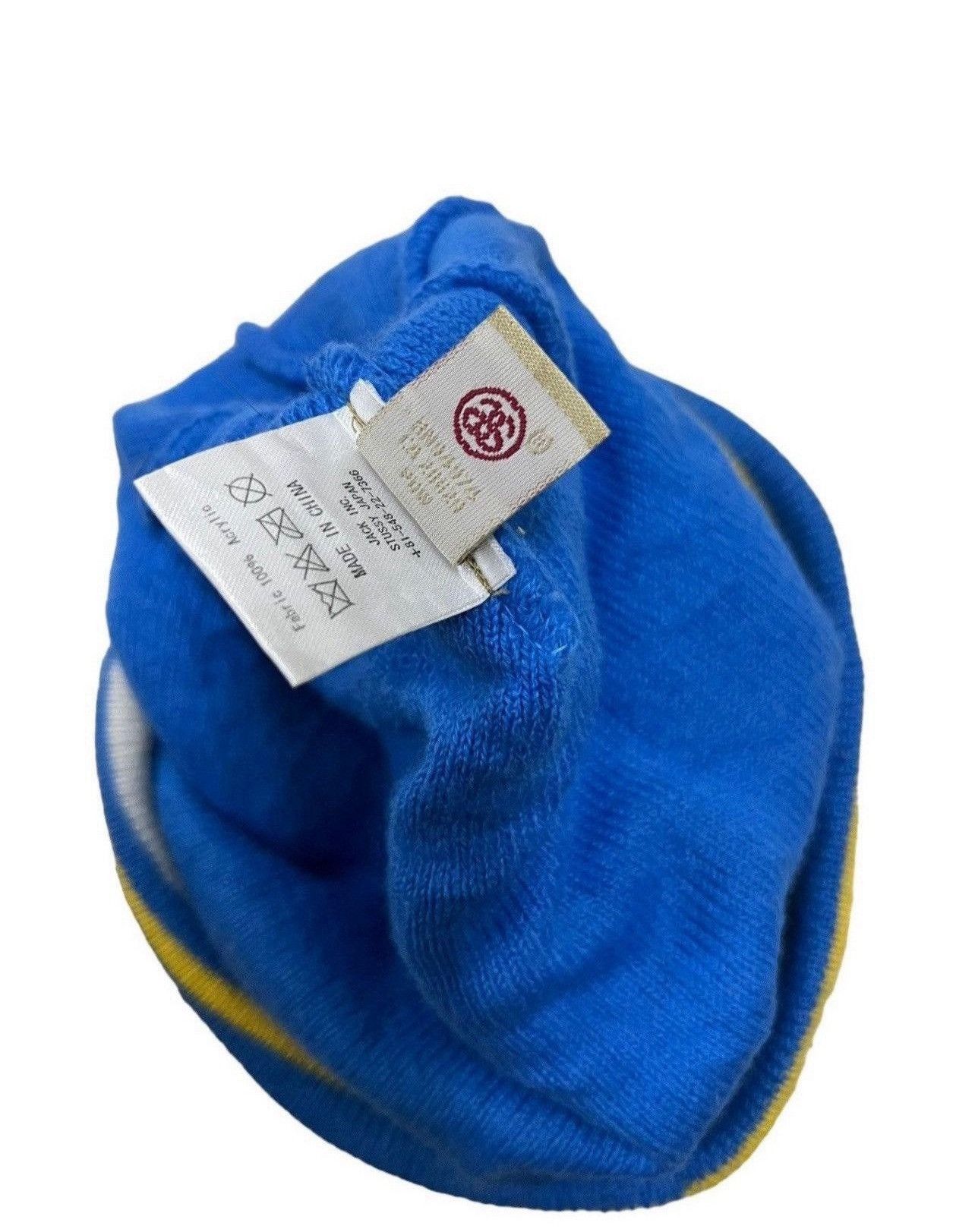 Stussy Vintage 90's Stussy Star Spellout Blue Beanie Hat Size ONE SIZE - 3 Thumbnail