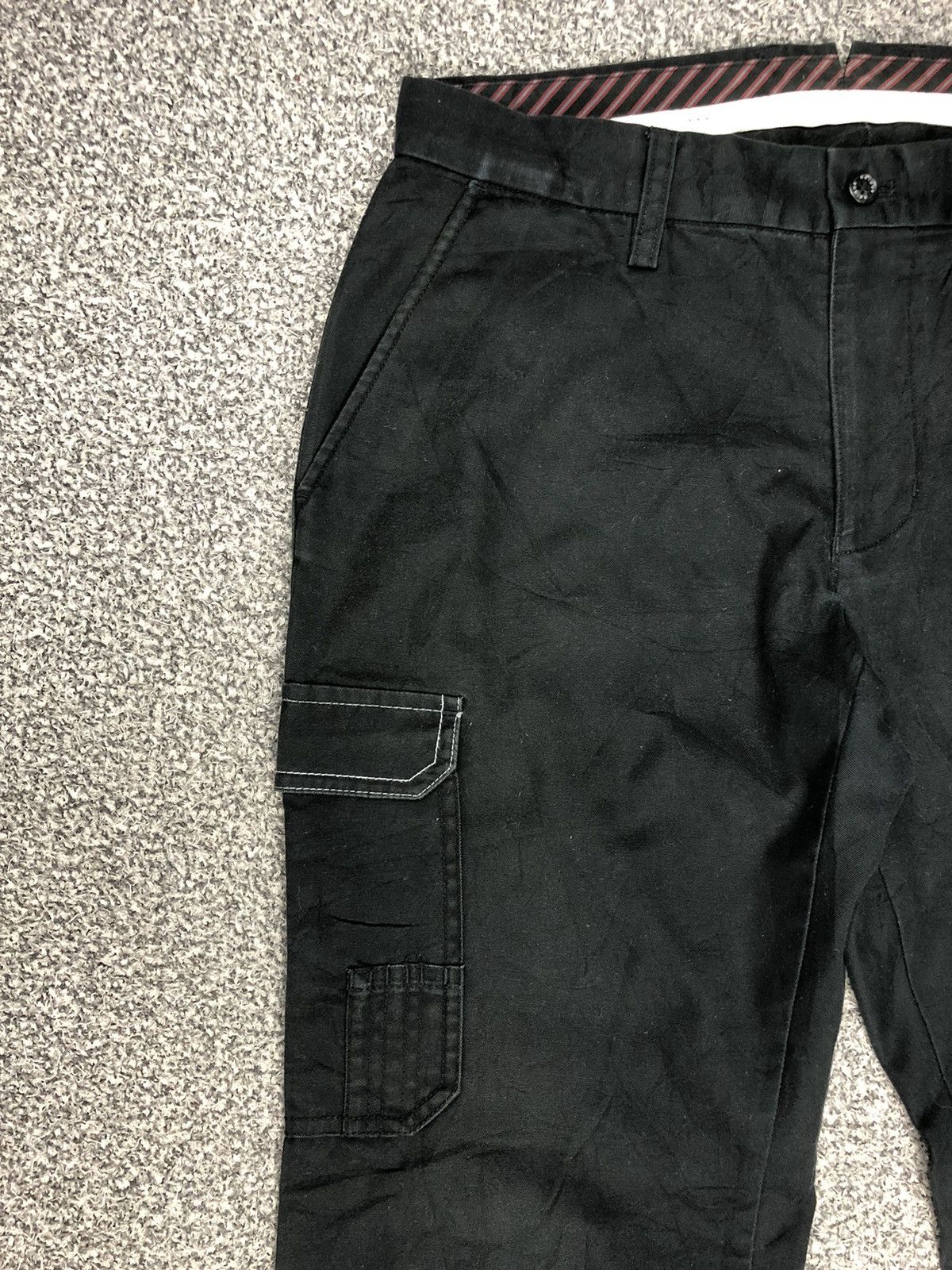 Carhartt × Vintage Japanese Brands Black Baggy Adidas Cargopants Size US 32 / EU 48 - 5 Thumbnail