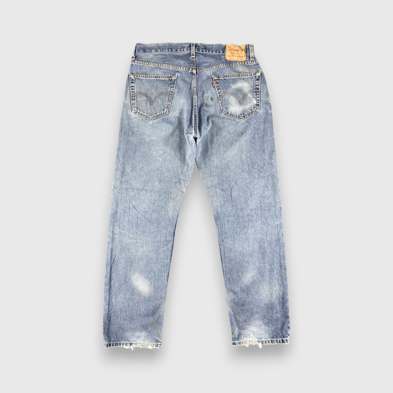 Levi's Vintage Blue Wash Levis 505 Jeans-J2505 Size US 36 / EU 52 - 2 Thumbnail