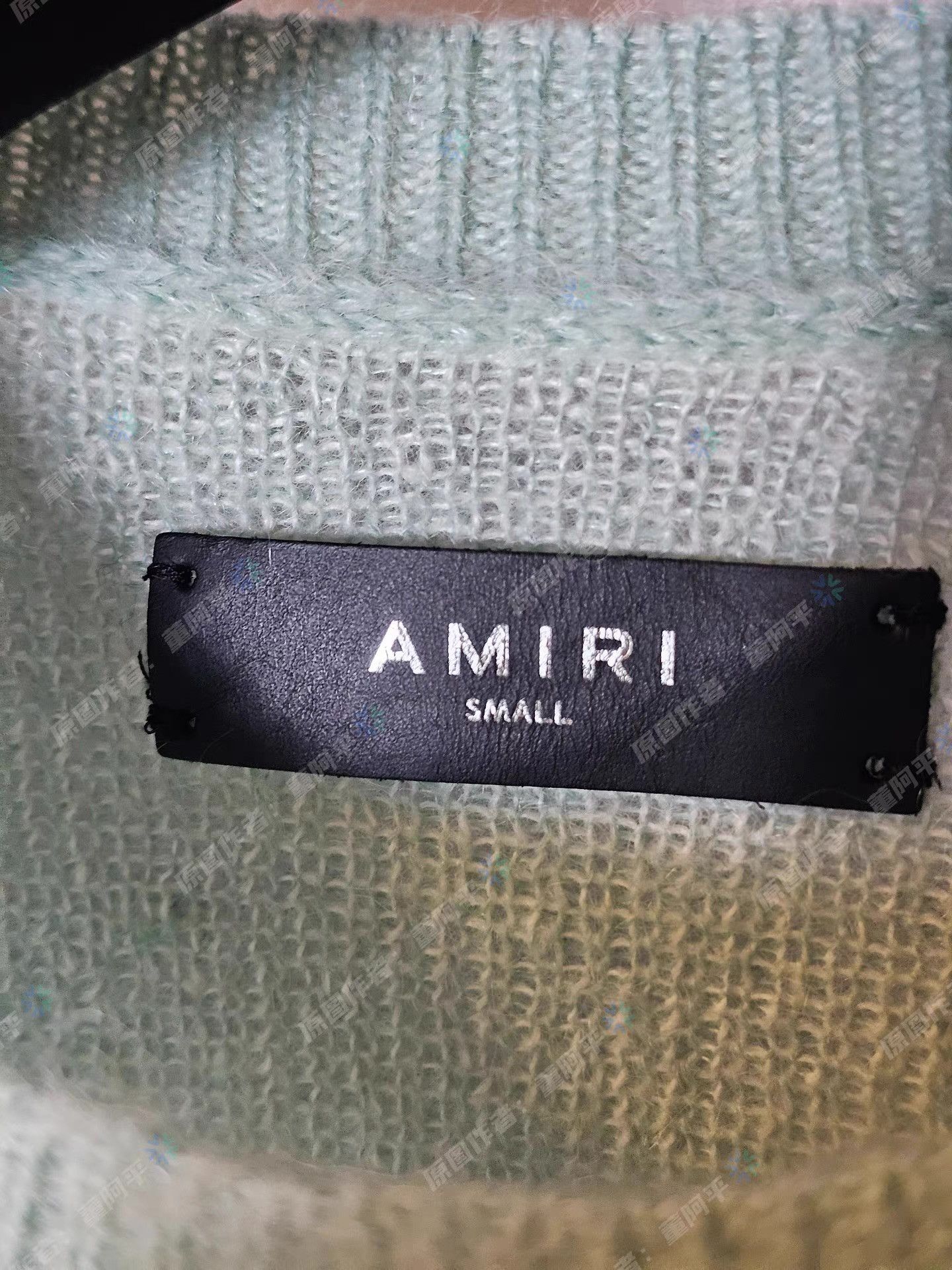 Amiri AMIRI Light Green Mohair Sweater Q4 Size US S / EU 44-46 / 1 - 3 Thumbnail