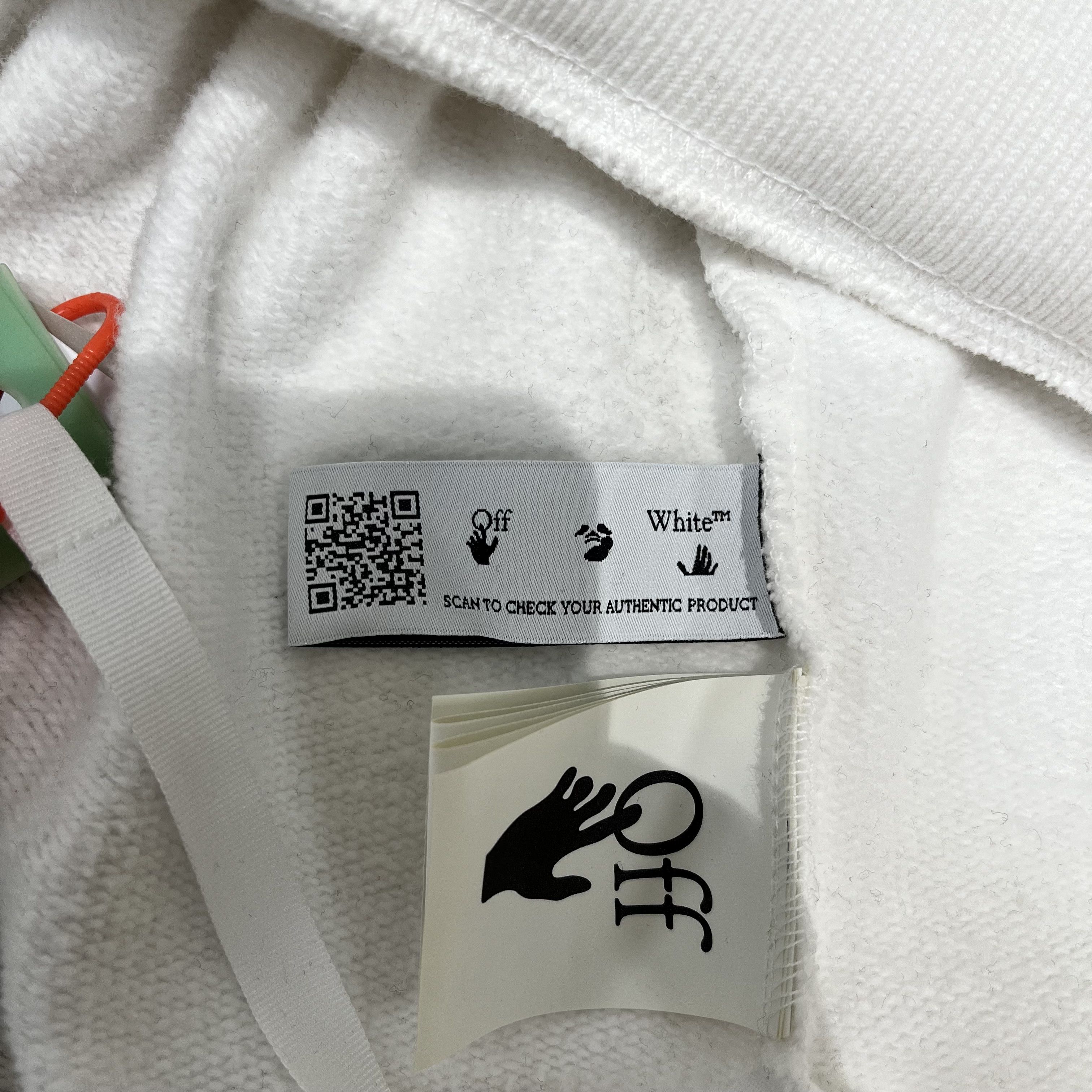 Off-White Off White Marker Arrow Crewneck White/Red Size US M / EU 48-50 / 2 - 5 Thumbnail