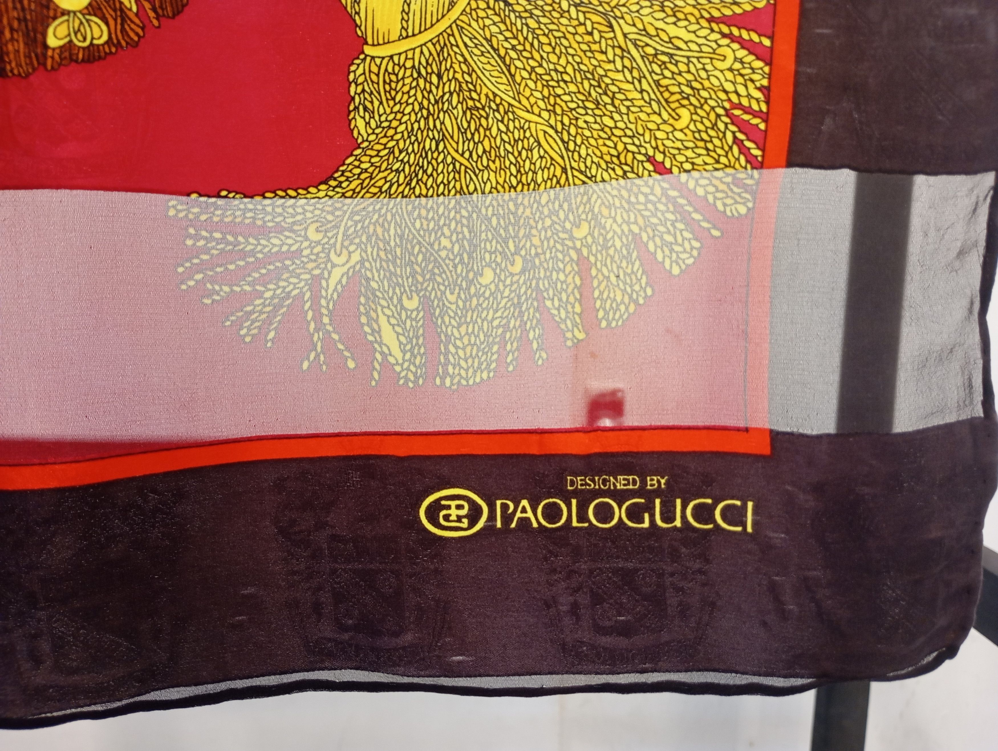 Paolo Gucci Paolo Gucci scarves scarf shawl Size ONE SIZE - 2 Thumbnail