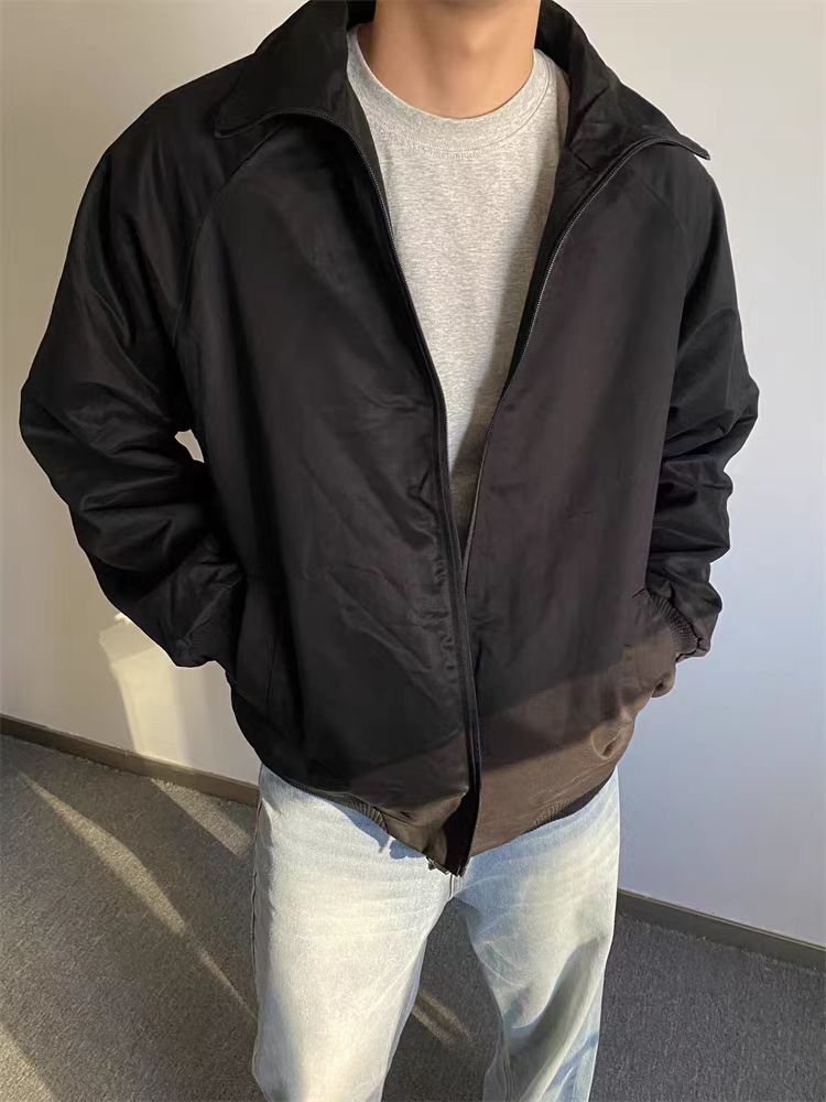 Japanese Brand × Vintage High Street Silhouette Zip Stand Collar Jacket Short Coat Size US L / EU 52-54 / 3 - 2 Thumbnail