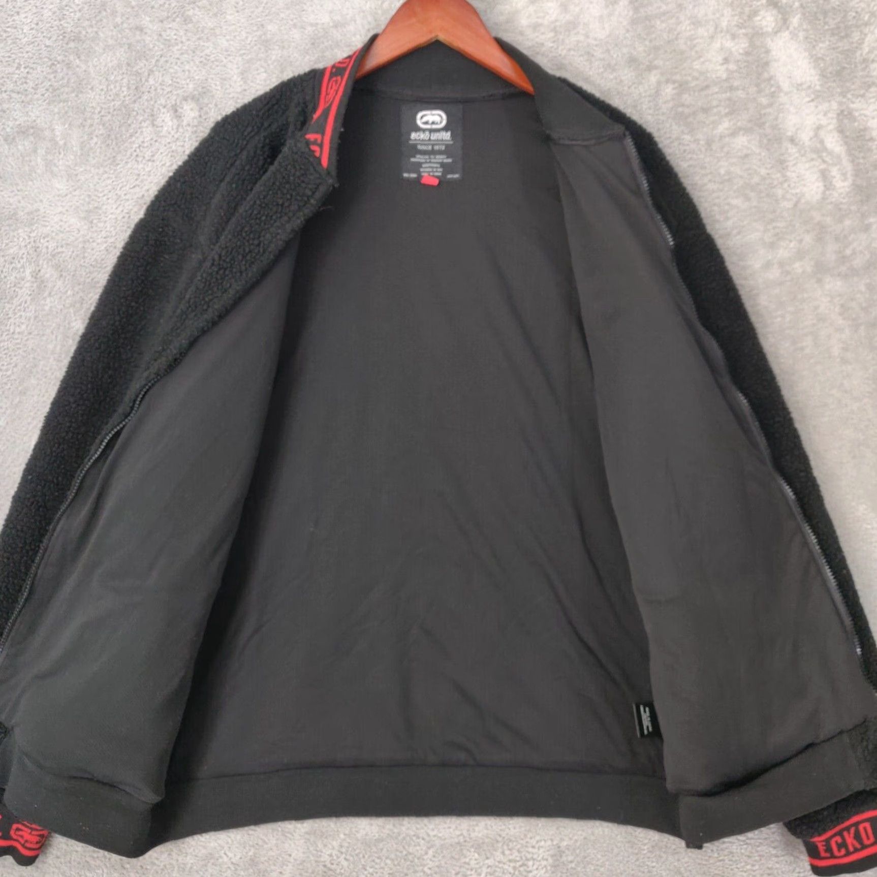 Ecko Unltd. VINTAGE Ecko Unltd. Jacket Mens XL Black Bomber Jacket Hip Hop Y2k Size US XL / EU 56 / 4 - 7 Thumbnail