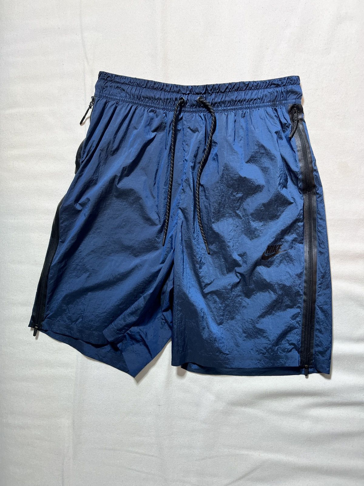 Nike Iridescent Blue with side zip open (Size Medium) Size US 33 - 1 Thumbnail