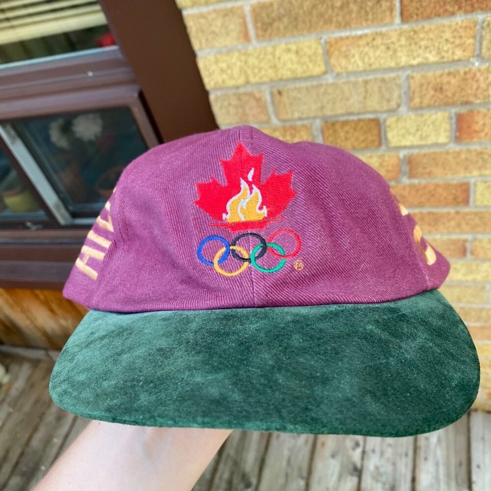 USA Olympics Vintage 1996 Atlanta Olympics Embroidered Hat Velvet Size ONE SIZE - 2 Thumbnail