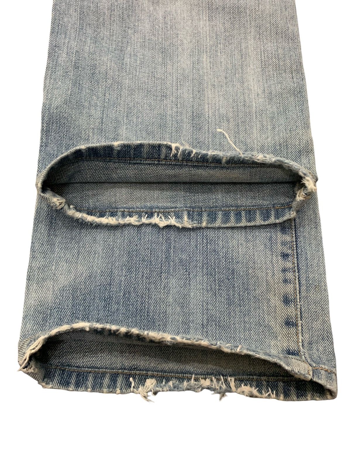 Edwin Edwin Distressed Reconstructed Sashiko Denim Pants (AC15) Size US 30 / EU 46 - 14 Thumbnail